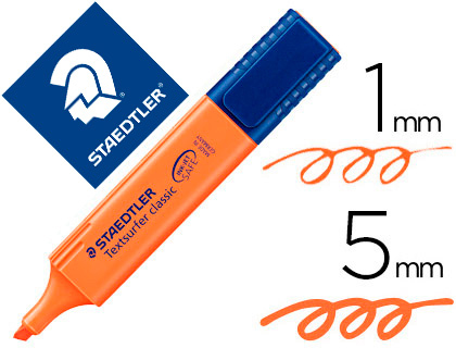 Marcador fluorescente Staedtler Textsurfer 364 tinta naranja